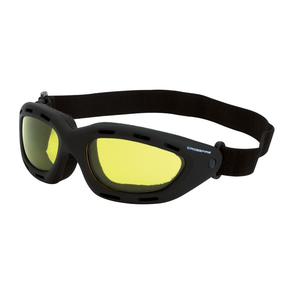 Element Foam Lined Safety Goggle - Black Frame - Yellow Anti-Fog Lens<span class=' ItemWarning' style='display:block;'>Item is usually in stock, but we&#39;ll be in touch if there&#39;s a problem<br /></span>