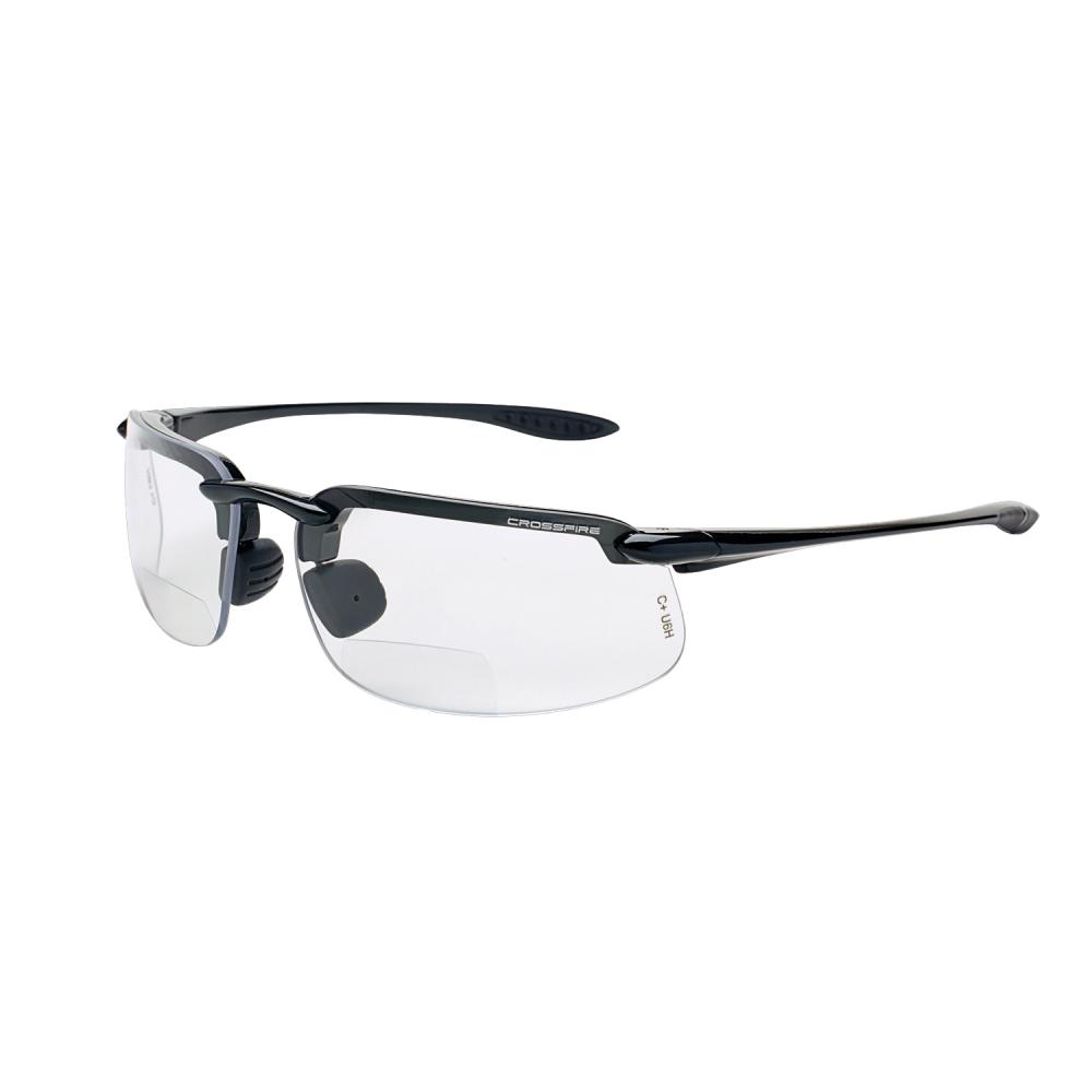 ES4 Bifocal Safety Eyewear - Pearl Gray Frame - Clear Lens - 2.5 Diopter<span class=' ItemWarning' style='display:block;'>Item is usually in stock, but we&#39;ll be in touch if there&#39;s a problem<br /></span>