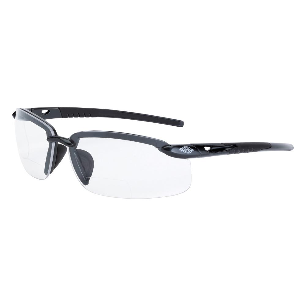 ES5 Bifocal Safety Eyewear - Pearl Gray Frame - Clear Lens - 2.5 Diopter<span class=' ItemWarning' style='display:block;'>Item is usually in stock, but we&#39;ll be in touch if there&#39;s a problem<br /></span>