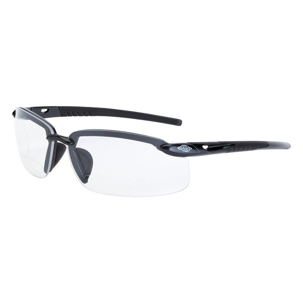 ES5 Bifocal Safety Eyewear - Pearl Gray Frame - Clear Lens - 2.0 Diopter<span class=' ItemWarning' style='display:block;'>Item is usually in stock, but we&#39;ll be in touch if there&#39;s a problem<br /></span>