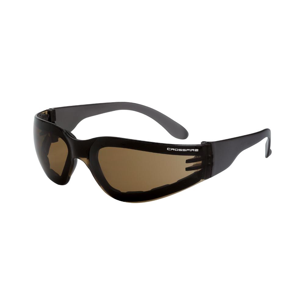 Shield Foam Lined Safety Eyewear - Brown Frame - HD Brown Anti-Fog Lens<span class=' ItemWarning' style='display:block;'>Item is usually in stock, but we&#39;ll be in touch if there&#39;s a problem<br /></span>