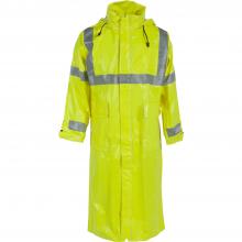 Radians 26267-30-2-HLI-3X - 267AC Dura Arc II Coat with Attached Hood - Hi-Vis Lime - Size 3X