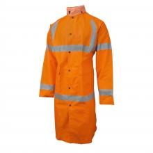 Radians 29092-30-1-FOR-L - 9002AC Telcom Coat with Hood - Fluorescent Orange - Size L