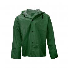 Radians 45001-00-1-GRN-L - 45AJ Magnum Jacket with Hood - Green - Size L