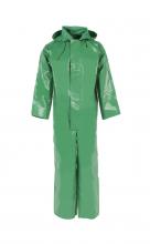 Radians 96001-50-1-GRN-2X - 96ACA Chem Shield Coverall with Hood - Green - Size 2X