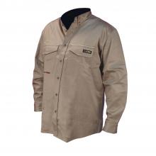 Radians FRS-001K-M - FRS-001 VolCore™ Long Sleeve Button Down FR Shirt - Khaki - Size M