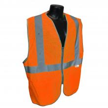 Radians HV-5ANSI-PCZ-XL - 5ANSI-PCZ Type R Class 2 Safety Vest - 3.5oz Poly Mesh - Orange - Size XL