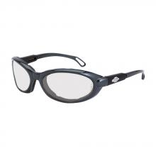 Radians 11615 AF - MK12 Foam Lined Safety Eyewear - Shiny Pearl Gray Frame - Indoor/Outdoor Anti-Fog Lens