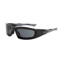 Radians 2461 AF - MP7 Foam Lined Safety Eyewear - Shiny Black Frame - Dark Smoke Anti-Fog Lens