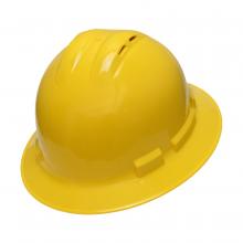 Radians QHR4V-YELLOW - Quartz™ Vented Full Brim Hard Hat - Yellow