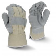 Radians RWG3400WXL - RWG3400W Side Split Gray Cowhide Leather Glove - Size XL