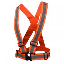 Radians SA0201X-NO-UNIV - SA0201X High Visibility Breakaway X-Back Safety Harness - Orange - Universal