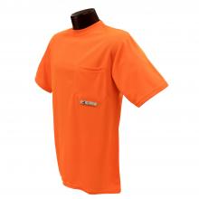 Radians ST11-NPOS-5X - ST11-N Non-Rated Short Sleeve Safety T-Shirt with Max-Dri™ - Orange - Size 5X