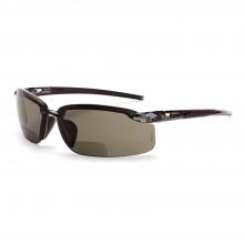 Radians 2941425 - ES5 Bifocal Safety Eyewear - Crystal Black Frame - Polarized Smoke Lens - 2.5 Diopter