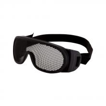 Radians 19220 - Wire Mesh Over the Glass Safety Eyewear - Black Frame - Wire Mesh Lens - Black Elastic Strap