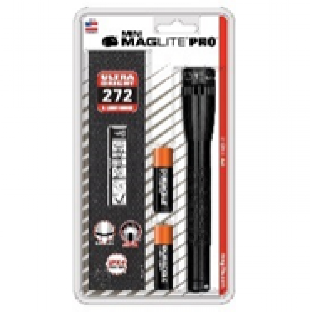 2 Cell AA MINI MAGLITE® LED Pro Flashlight Blister Holster Pack<span class=' ItemWarning' style='display:block;'>Item is usually in stock, but we&#39;ll be in touch if there&#39;s a problem<br /></span>