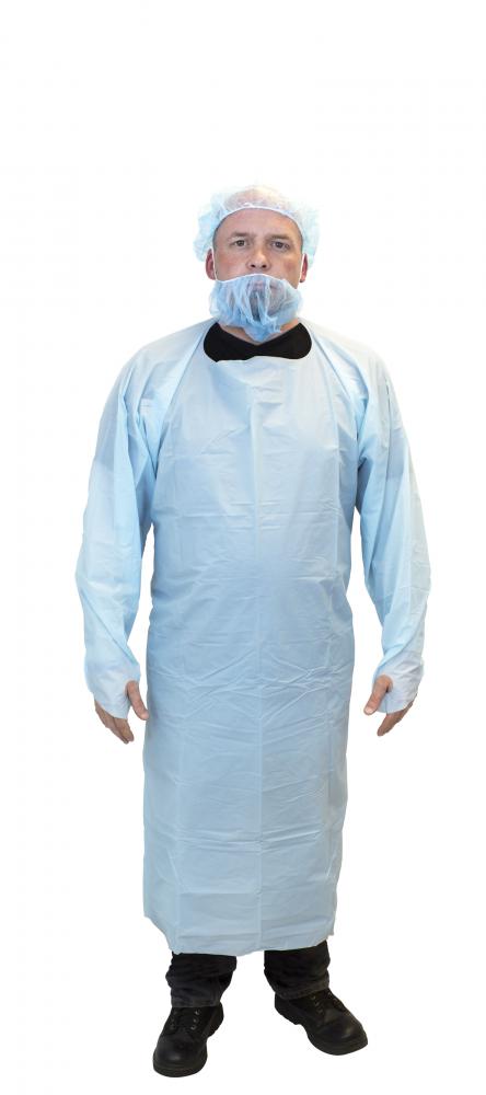 CPE BLUE COAT/APRON DIE CUT TIES W/THUMBHOLE10BG/CS/100/CS, LG<span class=' ItemWarning' style='display:block;'>Item is usually in stock, but we&#39;ll be in touch if there&#39;s a problem<br /></span>