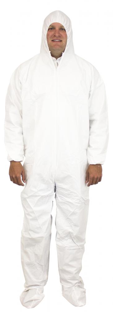 COVRALL,BREATHABLE BAR,WHITE,HOOD,BOOTS,ELASTIC WRISTS,25/CS<span class=' ItemWarning' style='display:block;'>Item is usually in stock, but we&#39;ll be in touch if there&#39;s a problem<br /></span>