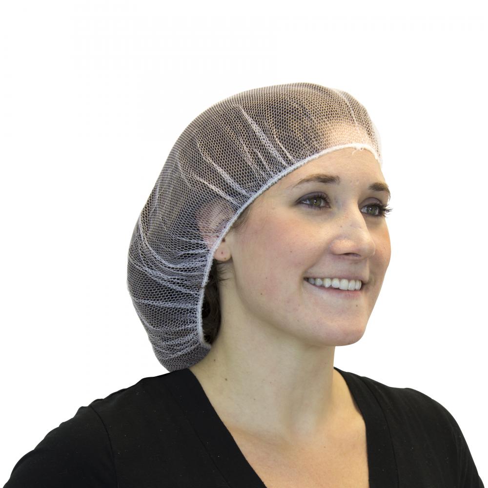 18? WHITE HEAVYWEIGHT POLYESTER HAIRNET, 100/BG 10BG/CS<span class=' ItemWarning' style='display:block;'>Item is usually in stock, but we&#39;ll be in touch if there&#39;s a problem<br /></span>