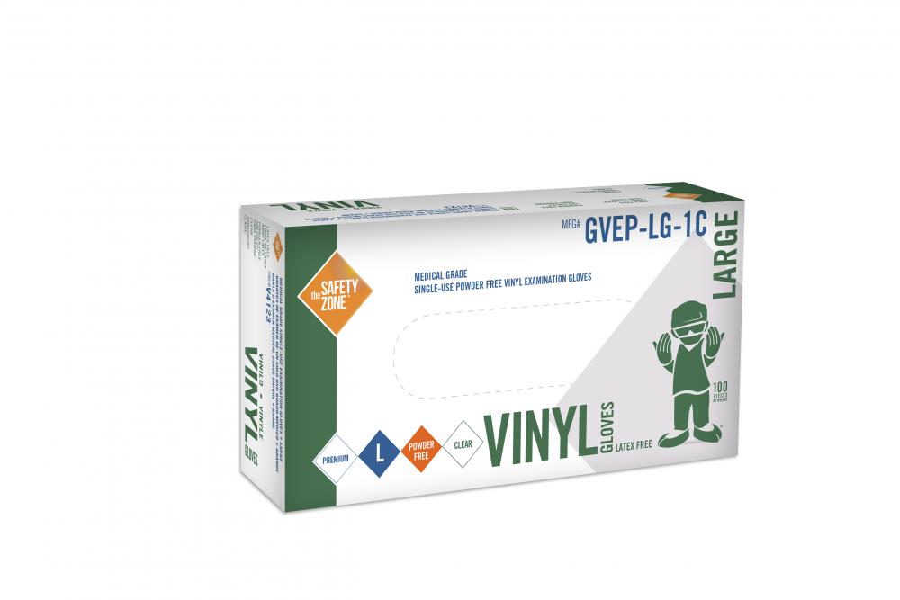 5 MIL VINYL, POWDER FREE EXAM, ROLLED CUFF  100BX/10CS, MD<span class=' ItemWarning' style='display:block;'>Item is usually in stock, but we&#39;ll be in touch if there&#39;s a problem<br /></span>