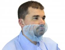 Safety Zone DBRD-1000BL - BEARD COVER,POLYPROPYLENE,BLUE, 100/BG-10BG/CS