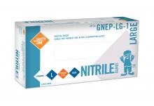 Safety Zone R-GNEP-LG-2 - BLUE, POWDER FREE, TEXTURED, NITRILE, MEDICAL GRADE