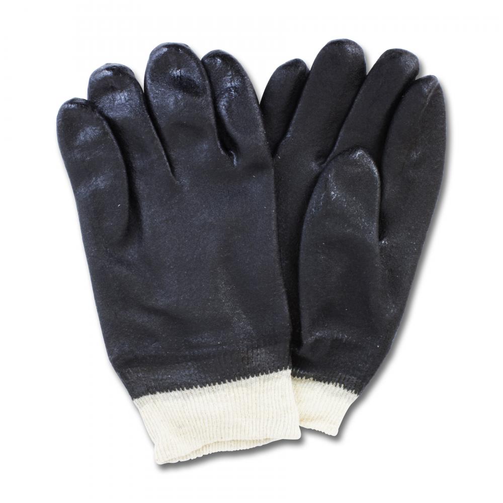 Black Double Dipped PVC, Jersey Lining, Knit Wrist<span class=' ItemWarning' style='display:block;'>Item is usually in stock, but we&#39;ll be in touch if there&#39;s a problem<br /></span>