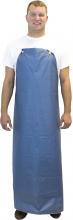 Safety Zone AP-BU-55 - 4 Oz. 35?x55? Blue Urethane Apron, Four Metal Grom