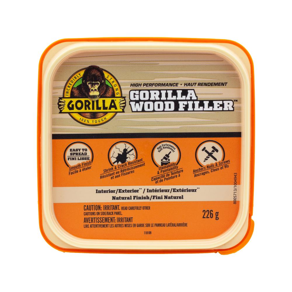 Gorilla Wood Filler 8oz 8pc Bulk<span class=' ItemWarning' style='display:block;'>Item is usually in stock, but we&#39;ll be in touch if there&#39;s a problem<br /></span>