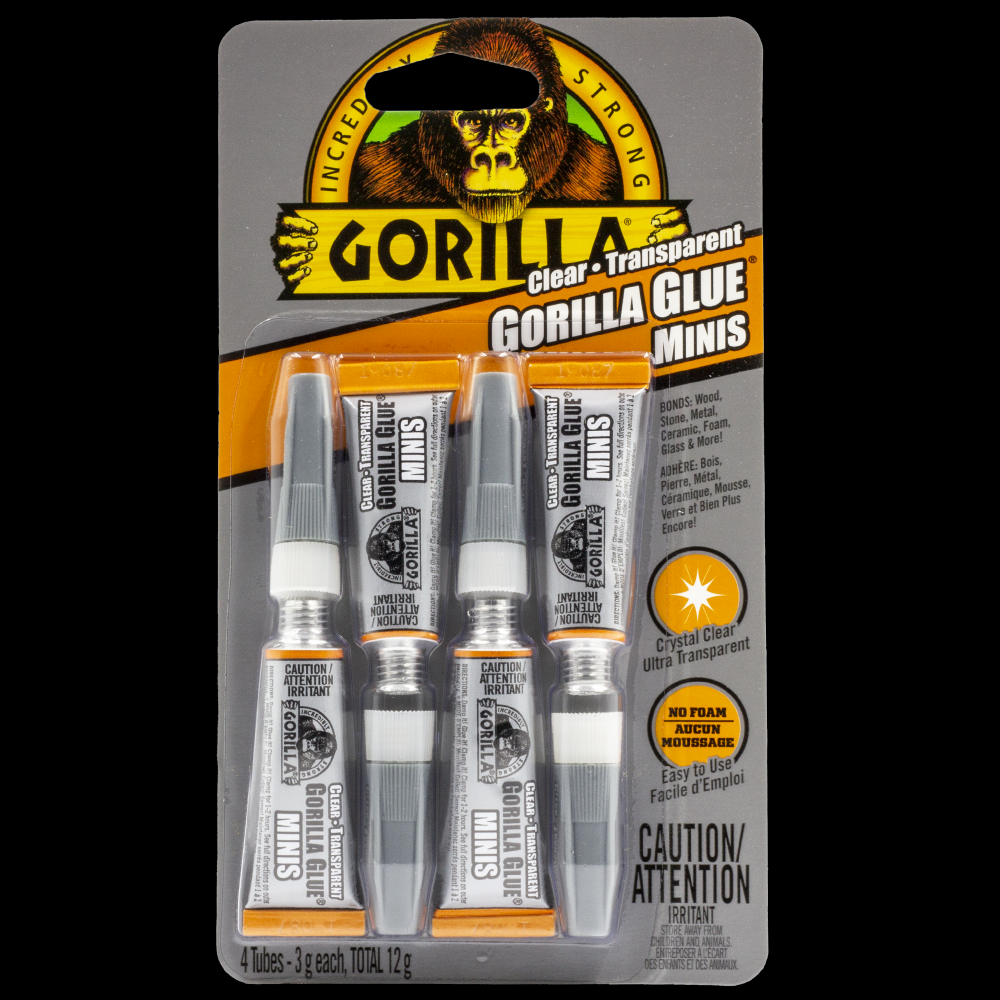 GORILLA GLUE CLEAR 4-3G 6PC DISP - PNT<span class=' ItemWarning' style='display:block;'>Item is usually in stock, but we&#39;ll be in touch if there&#39;s a problem<br /></span>