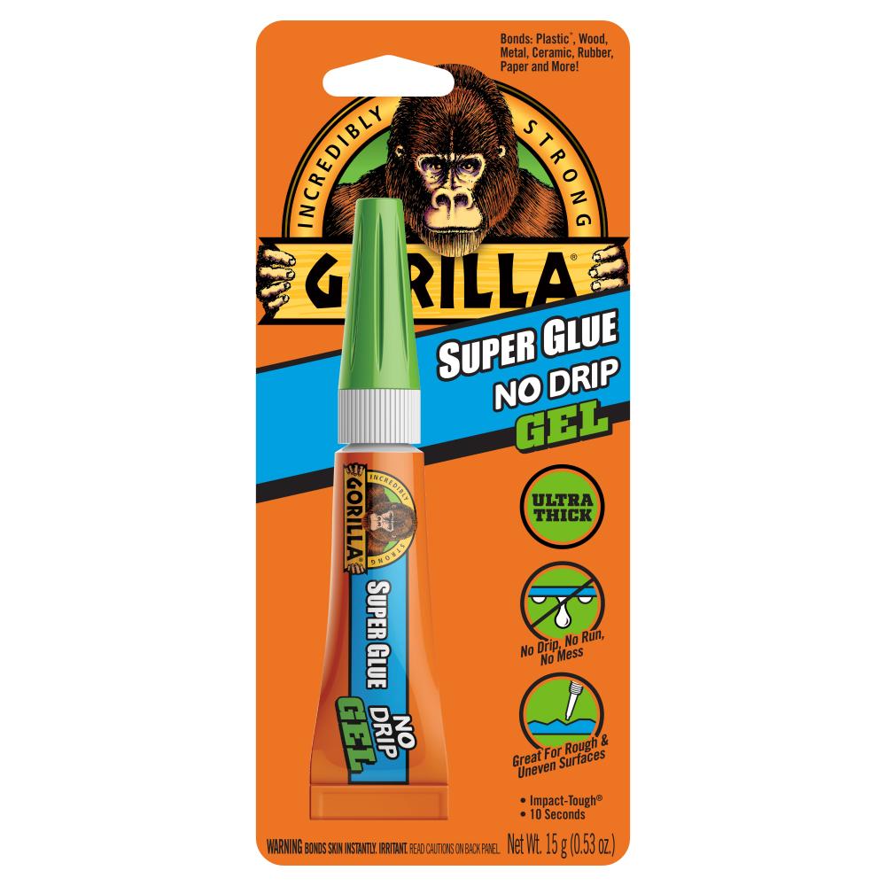 GORILLA SUPER GLUE PRECISE GEL 15G TUBE 5PC DISPLAY<span class=' ItemWarning' style='display:block;'>Item is usually in stock, but we&#39;ll be in touch if there&#39;s a problem<br /></span>