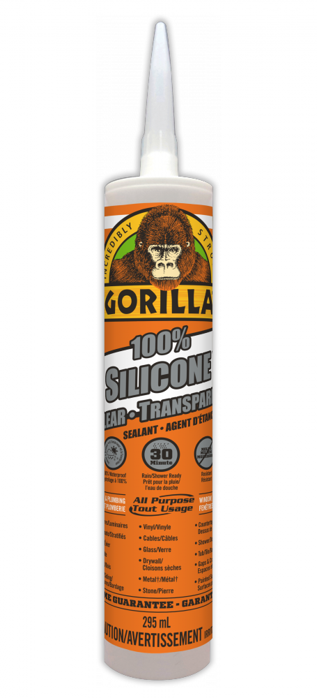 NEW 10oz Gorilla Sealant Clear<span class=' ItemWarning' style='display:block;'>Item is usually in stock, but we&#39;ll be in touch if there&#39;s a problem<br /></span>