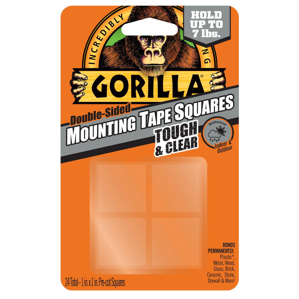 Gorilla Mounting Tape Squares<span class=' ItemWarning' style='display:block;'>Item is usually in stock, but we&#39;ll be in touch if there&#39;s a problem<br /></span>