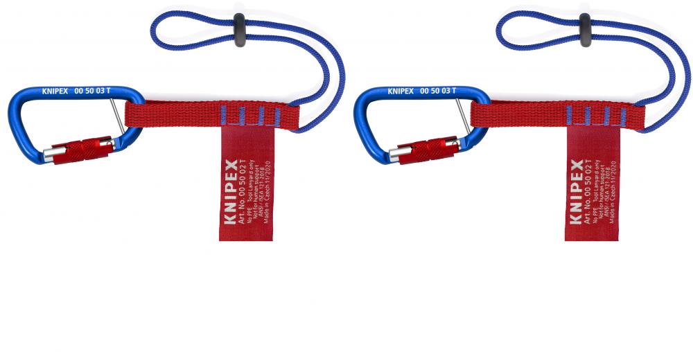 13&#34; Tool Tethering Adaptor Straps with Captive Eye Carabiner<span class=' ItemWarning' style='display:block;'>Item is usually in stock, but we&#39;ll be in touch if there&#39;s a problem<br /></span>