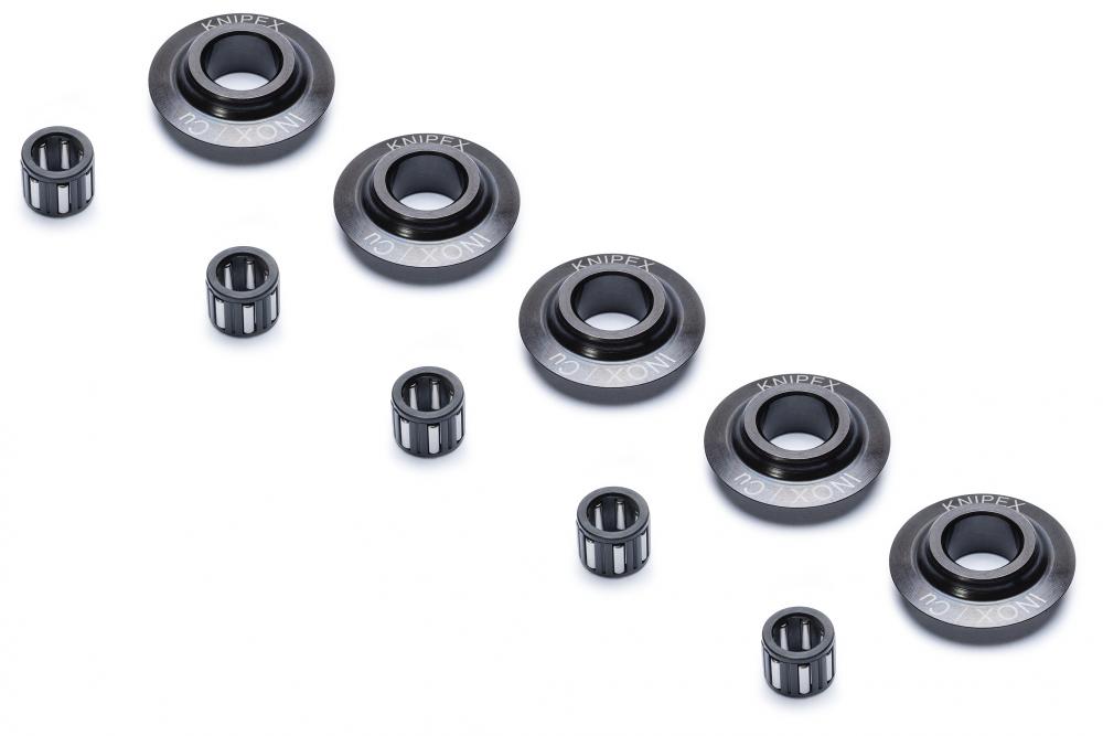 Replacement Set of Five Cutting Wheels and Needle Bearings for 90 31 02 SBA and 90 31 03 BKA<span class=' ItemWarning' style='display:block;'>Item is usually in stock, but we&#39;ll be in touch if there&#39;s a problem<br /></span>