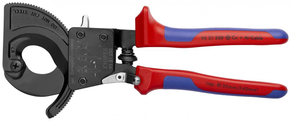 10&#34; Ratcheting Cable Cutters<span class=' ItemWarning' style='display:block;'>Item is usually in stock, but we&#39;ll be in touch if there&#39;s a problem<br /></span>