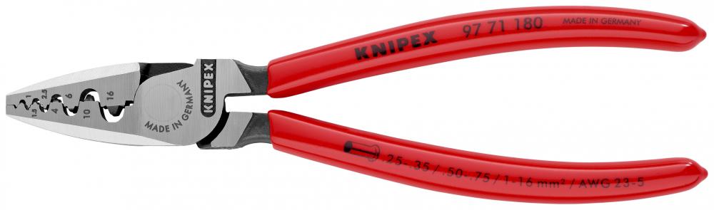 7 1/4&#34; Crimping Pliers for Wire Ferrules<span class=' ItemWarning' style='display:block;'>Item is usually in stock, but we&#39;ll be in touch if there&#39;s a problem<br /></span>