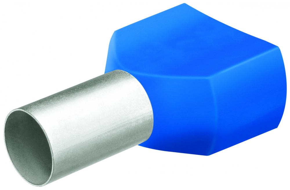 14 AWG (2.5 mm²) Twin Wire End Ferrule With Collar<span class=' ItemWarning' style='display:block;'>Item is usually in stock, but we&#39;ll be in touch if there&#39;s a problem<br /></span>