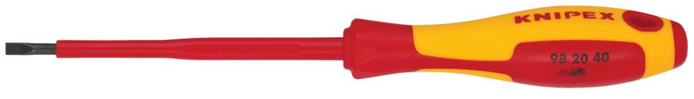 Slotted Screwdriver, 4&#34;-1000V Insulated, 5/32&#34; tip<span class=' ItemWarning' style='display:block;'>Item is usually in stock, but we&#39;ll be in touch if there&#39;s a problem<br /></span>