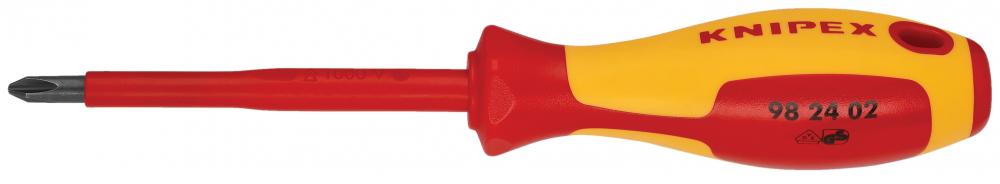 Phillips Screwdriver, 4&#34;-1000V Insulated, P2<span class=' ItemWarning' style='display:block;'>Item is usually in stock, but we&#39;ll be in touch if there&#39;s a problem<br /></span>