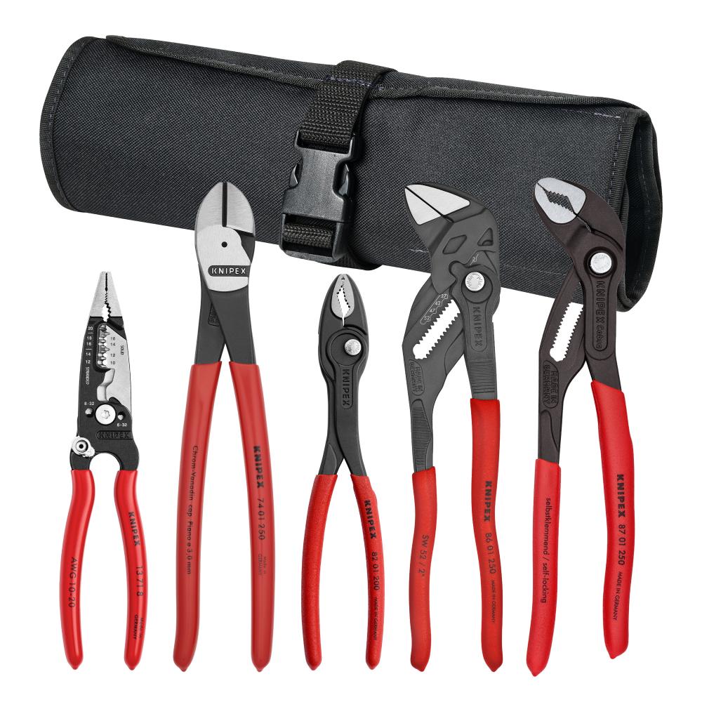 5 Pc Core Pliers Set in Tool Roll<span class=' ItemWarning' style='display:block;'>Item is usually in stock, but we&#39;ll be in touch if there&#39;s a problem<br /></span>