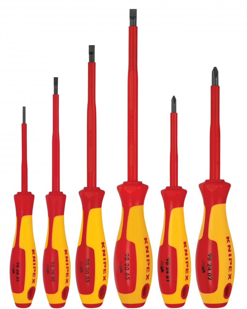 6 Pc Screwdriver Set-1000V Insulated<span class=' ItemWarning' style='display:block;'>Item is usually in stock, but we&#39;ll be in touch if there&#39;s a problem<br /></span>