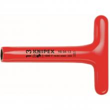 Knipex Tools 98 04 10 - 8 1/2" T-Socket Wrench-1000V Insulated 10 mm