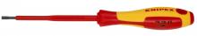 Knipex Tools 98 20 35 - Slotted Screwdriver, 4"-1000V Insulated, 1/8" tip