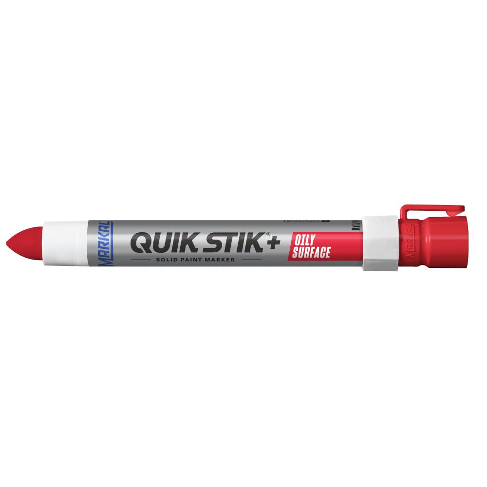 Quik Stik®+ Oily Surface Solid Paint Marker, Red<span class=' ItemWarning' style='display:block;'>Item is usually in stock, but we&#39;ll be in touch if there&#39;s a problem<br /></span>