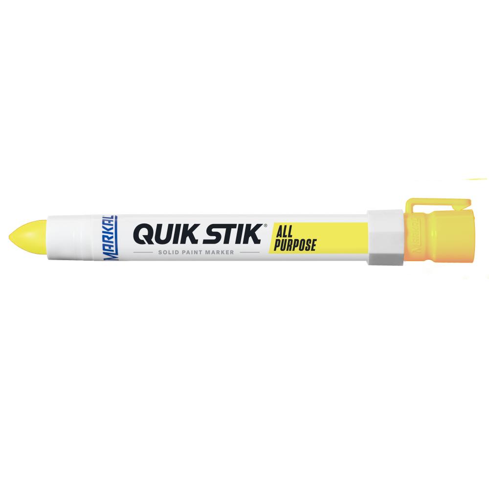 Quik Stik® All Purpose Solid Paint Marker, Fluorescent Yellow<span class=' ItemWarning' style='display:block;'>Item is usually in stock, but we&#39;ll be in touch if there&#39;s a problem<br /></span>