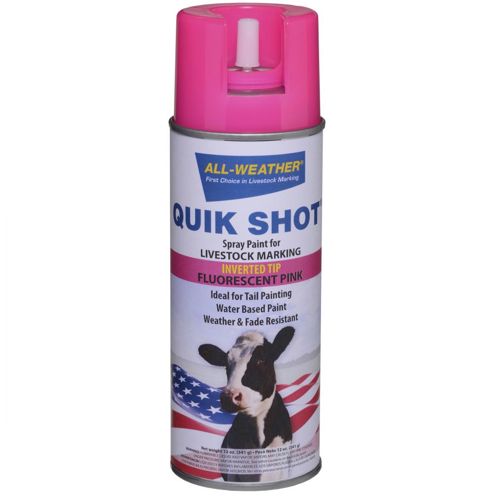 ALL-WEATHER QUIK SHOT FLUORESCENT PINK INVERTED TIP<span class=' ItemWarning' style='display:block;'>Item is usually in stock, but we&#39;ll be in touch if there&#39;s a problem<br /></span>