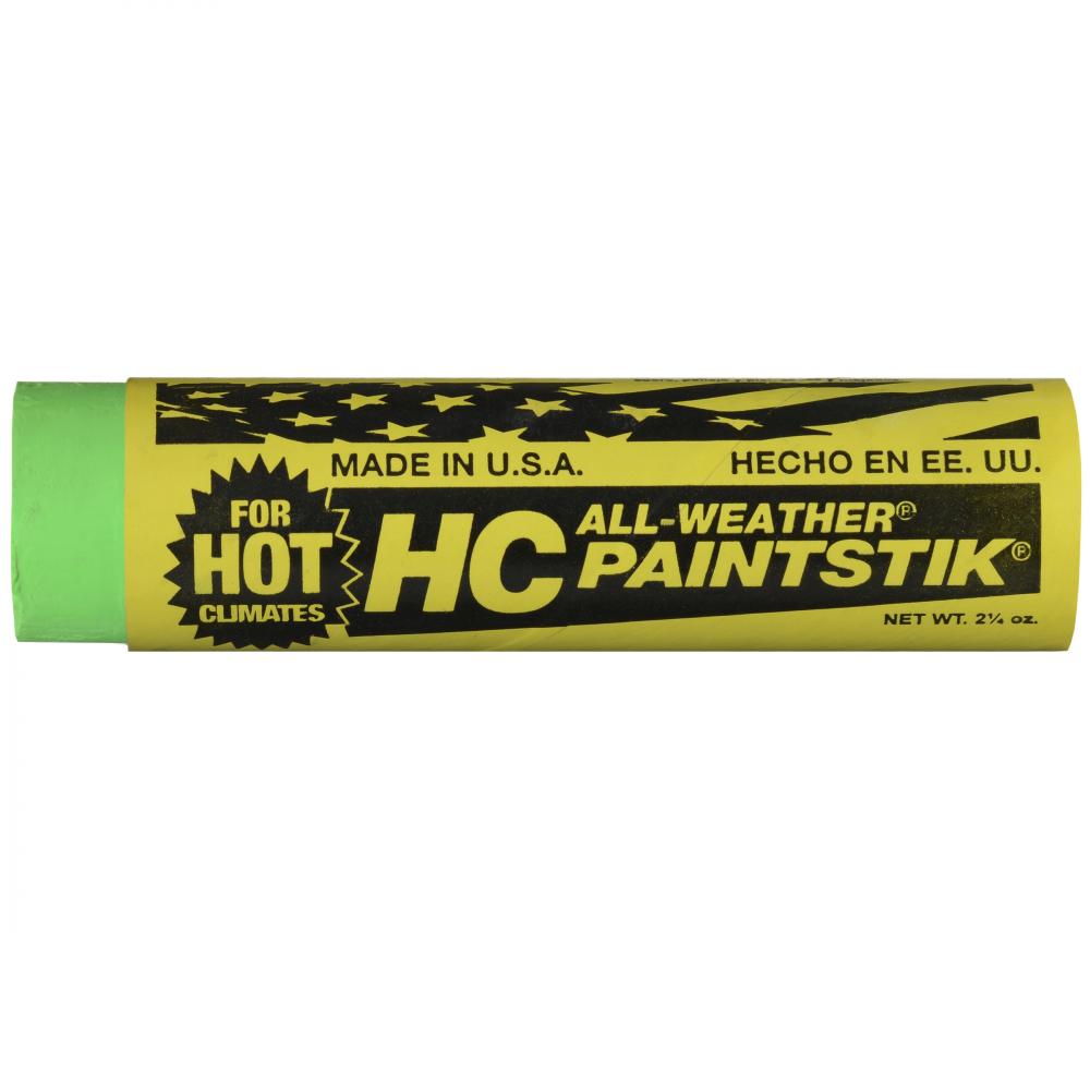 ALL-WEATHER PAINTSTIK HOT CLIMATE FLUORESCENT GREEN<span class=' ItemWarning' style='display:block;'>Item is usually in stock, but we&#39;ll be in touch if there&#39;s a problem<br /></span>