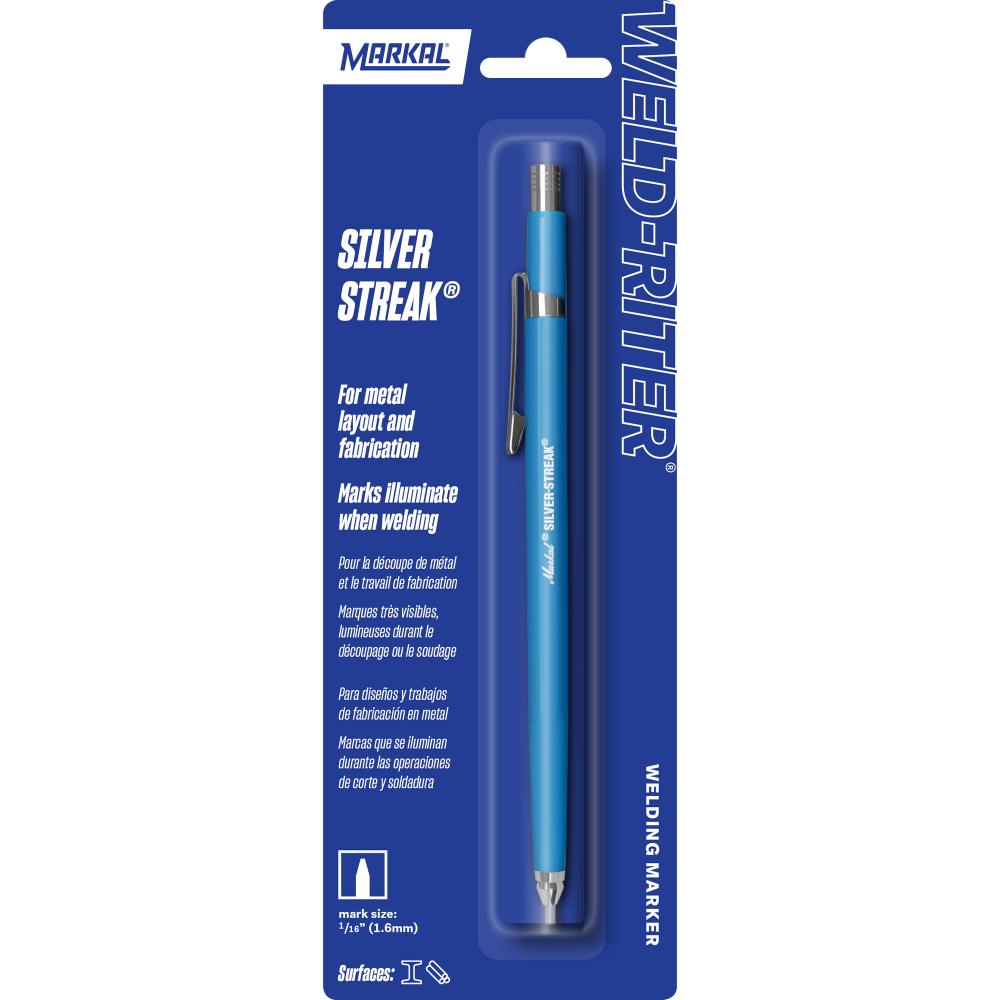 Silver-Streak® Refillable Welders Pencil, Silver<span class=' ItemWarning' style='display:block;'>Item is usually in stock, but we&#39;ll be in touch if there&#39;s a problem<br /></span>