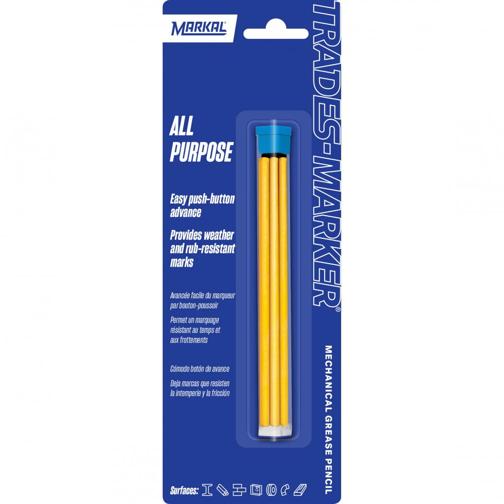 Trades-Marker® All Purpose Refills - Carded, Yellow<span class=' ItemWarning' style='display:block;'>Item is usually in stock, but we&#39;ll be in touch if there&#39;s a problem<br /></span>